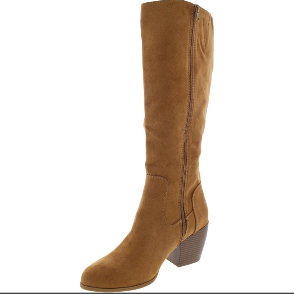 NEW STYLE & CO | $89 Faux Suede Mid Calf Boots - Picture 5 of 8